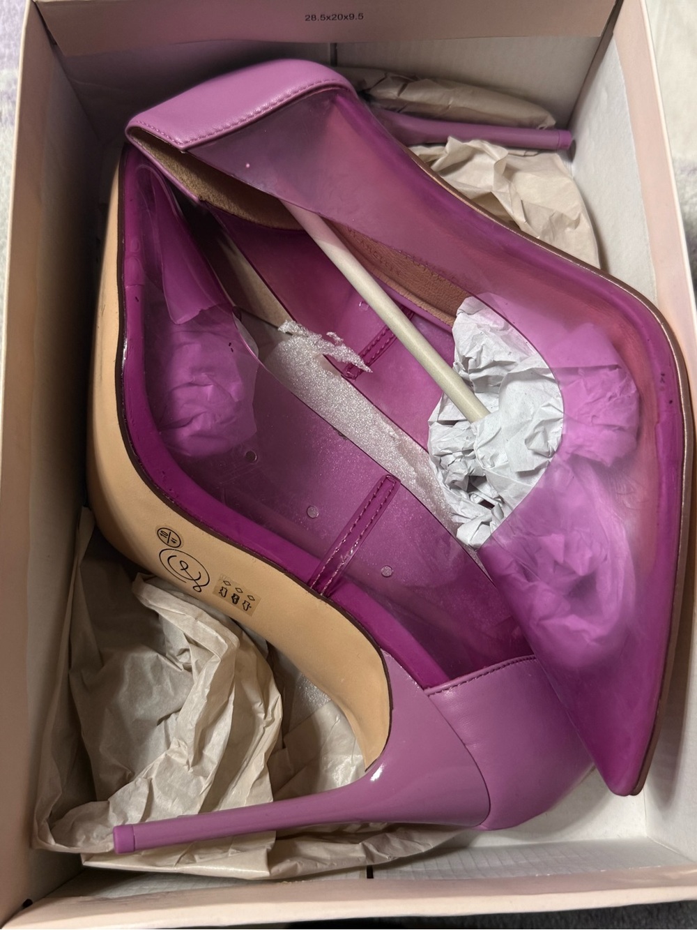 Chinese Laundry Patent Pointed Stiletto Pumps in Fuchsia